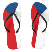 vlag Tsjechië Teenslippers (Voetbed)