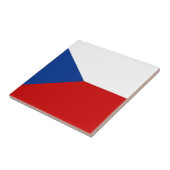 vlag Tsjechië Tegeltje (Zijkant)