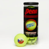 vlag Tsjechië Tennisballen (Doos)