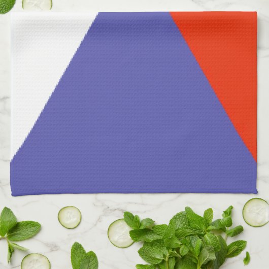 vlag Tsjechië Theedoek (Gevouwen)