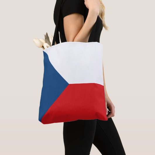 vlag Tsjechië Tote Bag (Dichtbij)