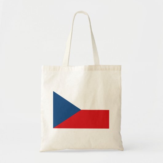 vlag Tsjechië Tote Bag (Voorkant)