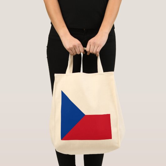 vlag Tsjechië Tote Bag (Voorkant (product))