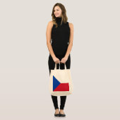 vlag Tsjechië Tote Bag (Voorkant (model))