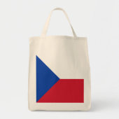 vlag Tsjechië Tote Bag (Voorkant)