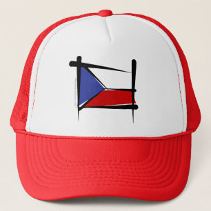 Vlag Tsjechië Trucker Pet