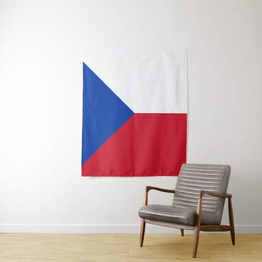 vlag Tsjechië Wandkleed (In situ)