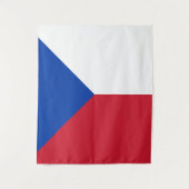 vlag Tsjechië Wandkleed (Voorkant)