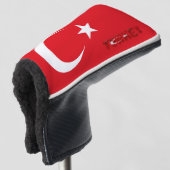 vlag Turkije Golfheadcover (3/4 voorkant)