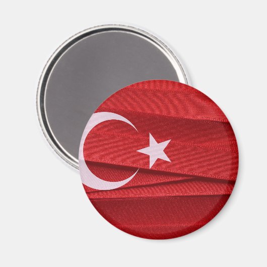 vlag Turkije Magneet (Voorkant / Achterkant)