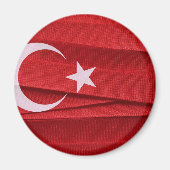 vlag Turkije Magneet (Voorkant)