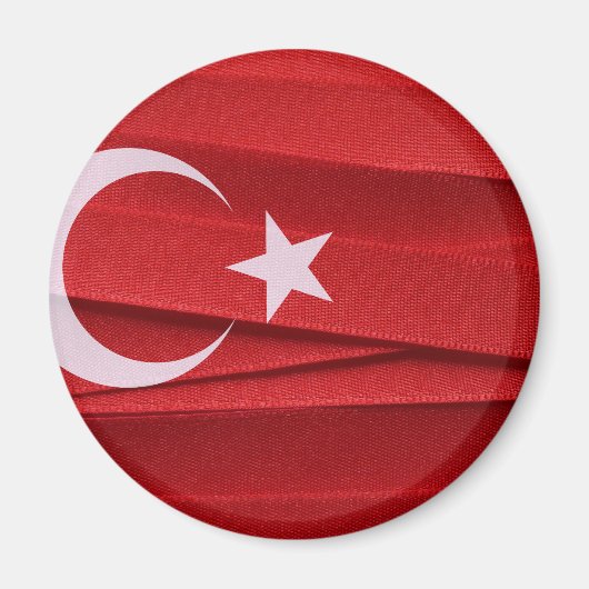 vlag Turkije Magneet (Voorkant)