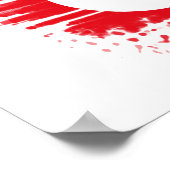 vlag Turkije Poster (Hoek)