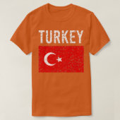 vlag Turkije T-shirt (Design voorkant)