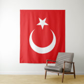 Vlag Turkije Wandkleed (In situ)