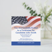 Vlag Uitnodiging (Staand voorkant)