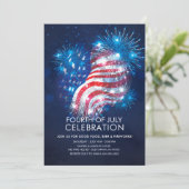 Vlag & uitnodiging van de Partij van de Patriot va (Staand voorkant)