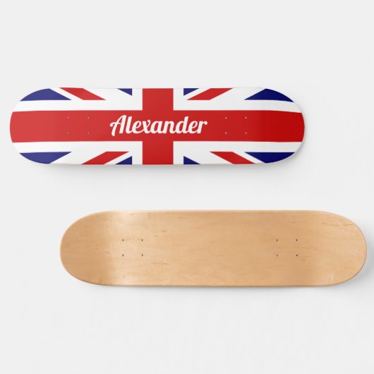 Vlag/Unievaartuig | Gepersonaliseerd Persoonlijk Skateboard (Horizontaal)