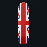 Vlag/Unievaartuig Persoonlijk Skateboard<br><div class="desc">NewParkLane - Fun Skateboard,  met de nationale vlag van het Verenigd Koninkrijk; de Union Jack. Bekijk dit collectie voor overeenkomende objecten. Hebt u specifieke wensen voor persoonlijk ontwerp? Neem contact met me op!</div>