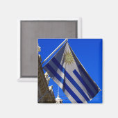 vlag uruguay magneet (Voorkant / Achterkant)