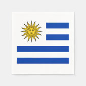 Vlag: Uruguay Servetten (Voorkant)