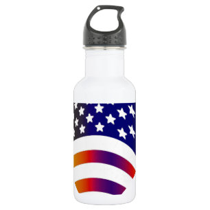 vlag usa hart liefde amerikaans eer troepen strepe waterfles
