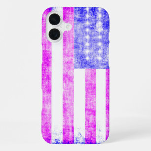 Vlag V.S. iPhone 16 Plus Hoesje