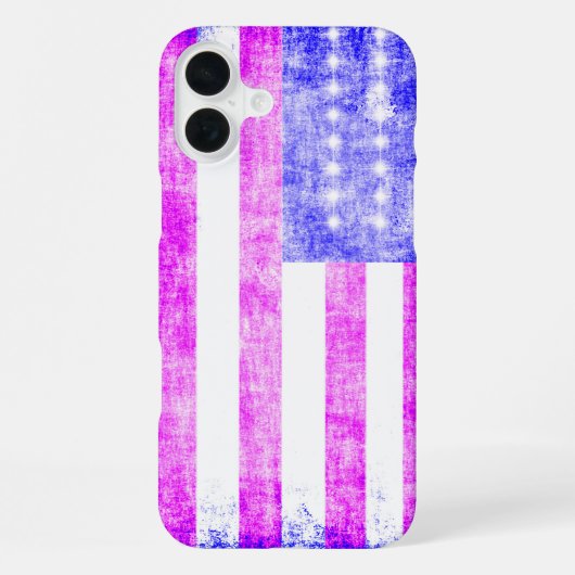Vlag V.S. iPhone Hoesje (Achterkant)