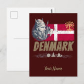  vlag vaart en schip souvenir briefkaart (Voorkant / Achterkant)