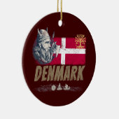  vlag vaart en schip souvenir keramisch ornament (Rechts)