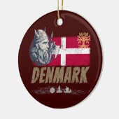  vlag vaart en schip souvenir keramisch ornament (Links)