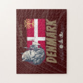  vlag vaart en schip souvenir legpuzzel (Verticaal)