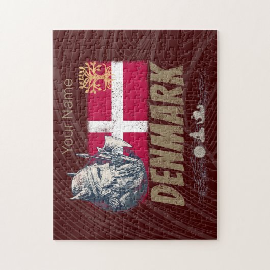  vlag vaart en schip souvenir legpuzzel (Verticaal)
