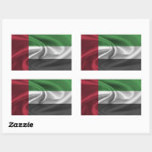 Vlag VAE Rechthoekige Sticker (Vel)