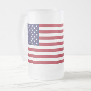 Vlag van 16 oz bevroren glas Mok