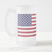 Vlag van 16 oz bevroren glas Mok (Links)