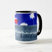 Vlag van 1890 voor vrouwen na de oorlog in Austral Mok (Voorkant rechts)