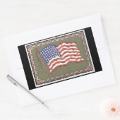 Vlag van 48 sterren rechthoekige sticker (Envelop)