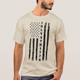 Vlag van 4 juli 1776 t-shirt