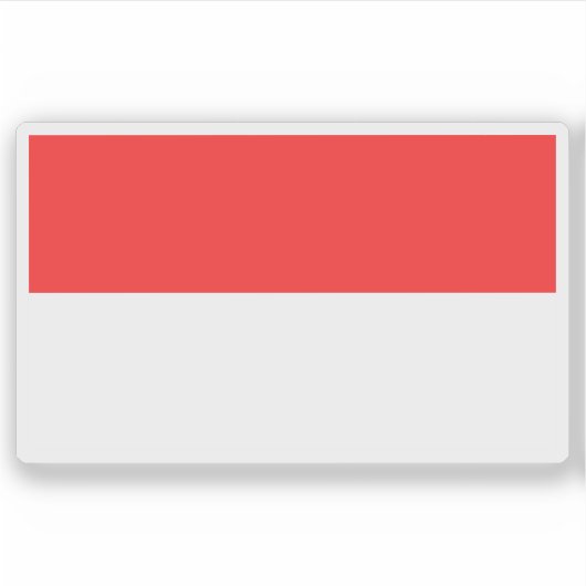 Vlag van Aalen, Duitsland Sticker (Voorkant)