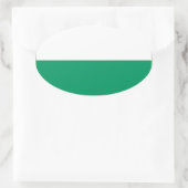 Vlag van Aalten, Nederland Ovale Sticker (Tas)