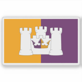 Vlag van Aberdeenshire, Schotland Sticker