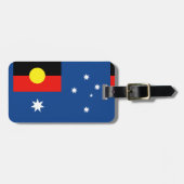 Vlag van Aboriginal Australië Bagagelabel (Voorkant horizontaal)