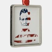  vlag van abraham lincoln american metalen ornament (Rechts)