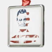 vlag van abraham lincoln american metalen ornament (Links)