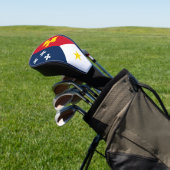 Vlag van Acadia, Louisiana Golfheadcover (Insitu)