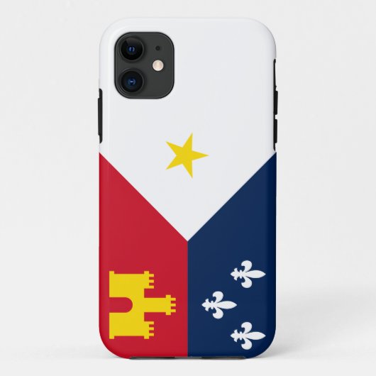 Vlag van Acadiana Case-Mate iPhone Case (Achterkant)