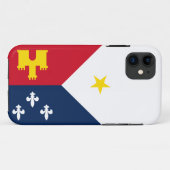 Vlag van Acadiana Case-Mate iPhone Case (Achterkant (horizontaal))