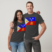 Vlag van Acadiana T-shirt (Unisex)
