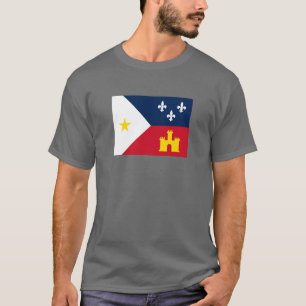 Vlag van Acadiana T-shirt
